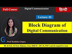 #02 Block Diagram of Digital Communication System (Detail Explanation In Hindi)