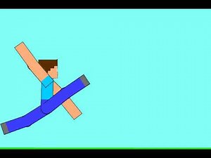 Minecraft in a nutshell. Animating touch parody.