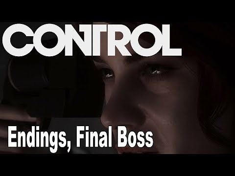 Control - All Endings and Final Boss [HD 1080P]