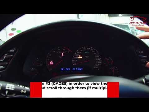 How to Check and Clear Diagnostic Trouble Codes (DTCs) on a C5 Corvette