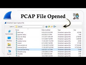 How to open a pcap file in Wireshark (Data Review)