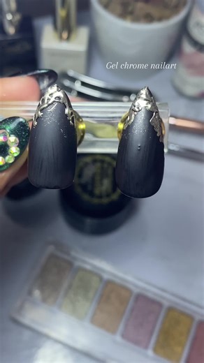 Perbandingan Gel Chrome Nail Art: Misscheering Viscose vs. Jetway Jet Pastel Gel