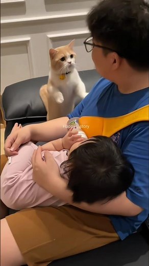 The Most Beautiful Bond Between a Baby and Her Cat