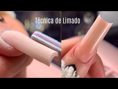 Técnica de limado para lograr la uña CUADRADO PERFECTO ✅ TUTORIAL