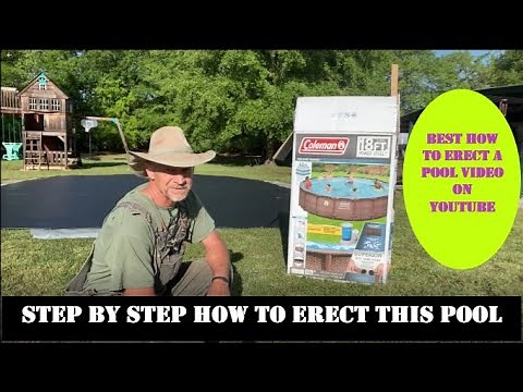 How to Install an Above Ground Swimming Pool / STEP by STEP / Coleman 18' Power Steel Deluxe Series