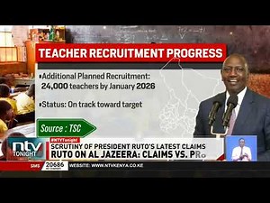 NTV fact-checks President Ruto's claims on Al Jazeera about Kenya’s economic performance