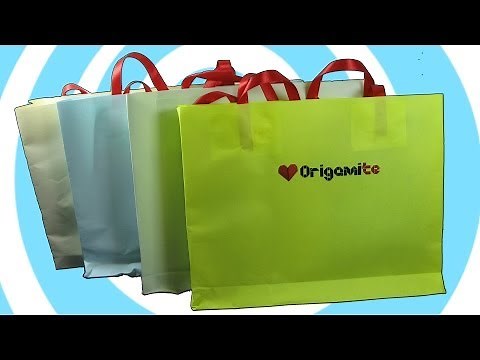 DIY: How to Make a Paper Gift Bags with Own Logo