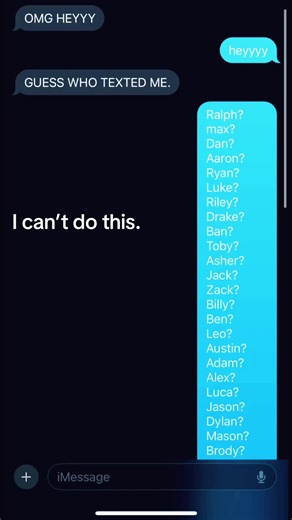 Guess Who Texted Me Challenge