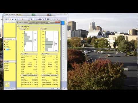 Introduction to JMP 10 for Analysis tutorial