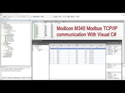 Modicon M340 Modbus TCP/IP communication With Visual C#