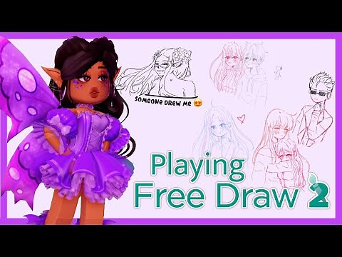 DRAWING IN FREE DRAW 2!! // Roblox
