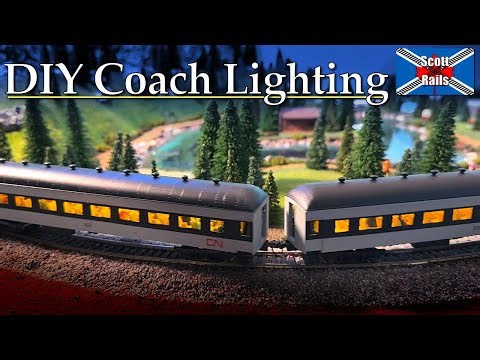 Making Custom Pickups And LED Lighting For My Canadian National Passenger Train
