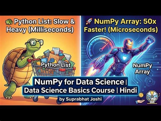 NumPy Explained from Scratch | NumPy Basics for Data Science Machine Learning | Data Science | Tanuj Pandey