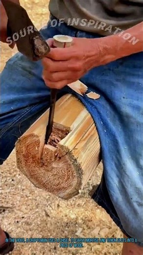 Woodworking: Chiseling Mortise and Tenon Slots in Wood