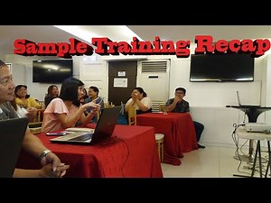 Sample Training Recap