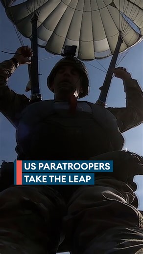 7K views · 98 reactions | Watch your step!廒 Introducing the largest, longest-standing, international static line parachute training event and competition – Leapfest. Take a look at some US Army paratroopers leaping into Glen Rock Drop Zone勞  #Paratrooper #Jump #Leapfest2025 #Leapfest #Competition #USArmy #USA #Military #MilitaryNews #ForcesNews #BFBSForcesNews #Paratroopers #Parachute | Forces News | Facebook