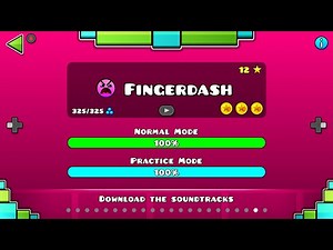 Geometry Dash - Level 21: Fingerdash [ALL COINS]