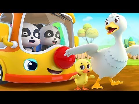 バスのタイヤ「The Wheels on the Bus」 | 英語の童謡 | はたらく車 | 赤ちゃんが喜ぶ歌 | 子供の歌 | 童謡 | アニメ | 動画 | ベビーバス| BabyBus