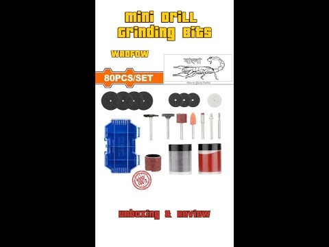 80 pcs Mini Drill Bit Set Unboxing & Review WRR7080