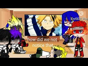 pro heroes react to traitor denki (+shinsou)( original ) read description