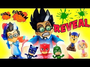 Don't Wake Daddy Romeo Game Mystery Reveal with PJ Masks, Paw Patrol and Jailbreak!