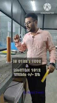 Relative Density of Chemical Admixture (IS 9103)