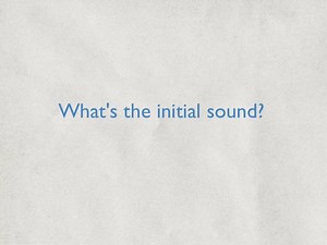 Initial sound /c/