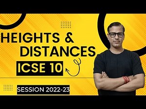 Height & Distance One Shot | ICSE Class 10 | Trigonometry | @sirtarunrupani