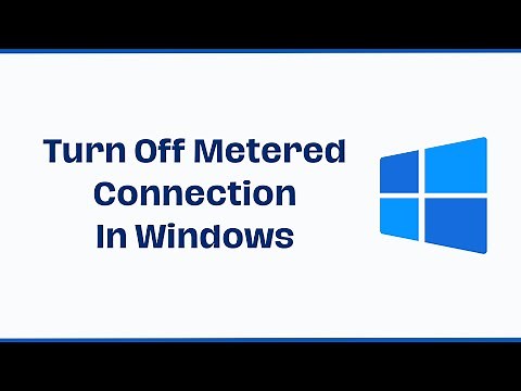 How To Turn Off Metered Connection In Windows 11