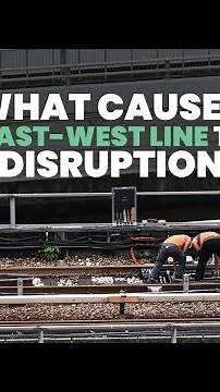 East-West Line train disruption: What caused it and the extent of the damage