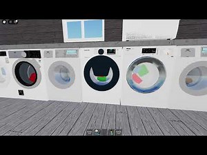 Spin Race ROBLOX 6 Washing Machine 😱 LG vs. Samsung vs. Whirlpool vs. Beko vs. Indesit