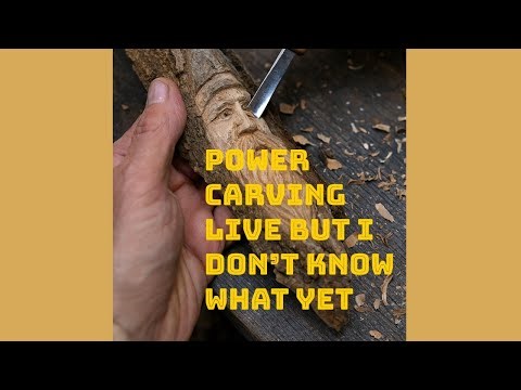 🔴 LIVE Power Carving — What Will This Turn Into?