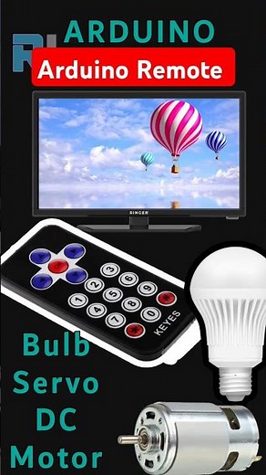 Using #arduino remote control your TV, AC bulb, DC motor or Servo motors #arduinoproject