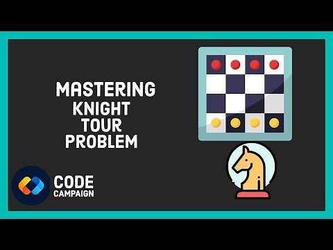 Knight Tour Problem Backtracking (Data Structures and Algorithms #8)(Recursion #5)(Backtracking #4)