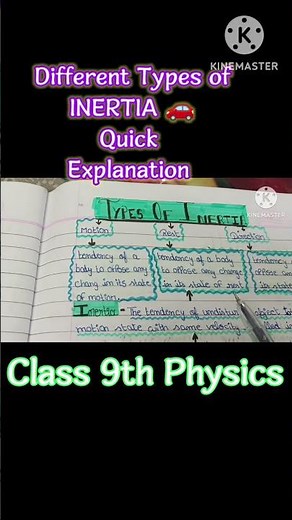 What is INERTIA? 🚗 Inertia of motion, rest and direction 🚗 Class 9 Physics 🚗 Force & laws of Motion