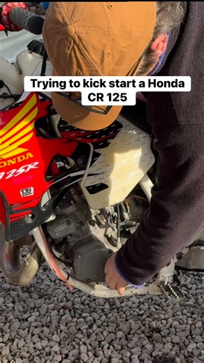 Trying to Kick Start a Honda CR 125! | CycleDrag