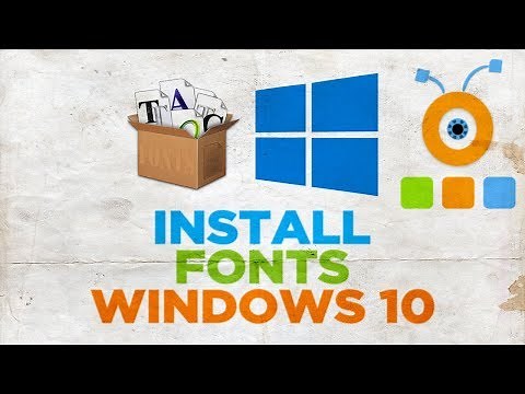 How to Install Fonts in Windows 10