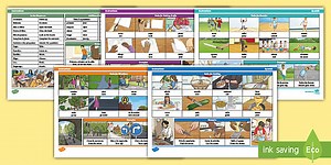Spanish Instructions Word Mat Pack