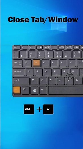 CTRL + W – Instantly Close Tabs or Files! ❌🖱