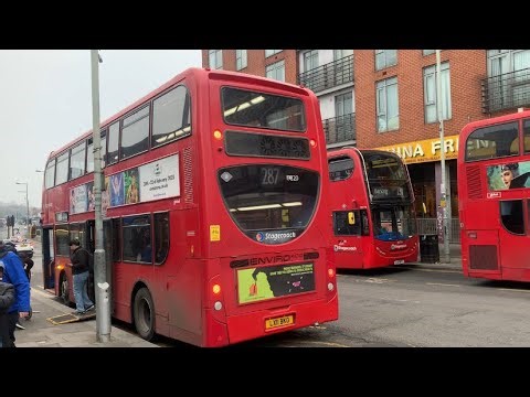 FULL ROUTE VISUAL | London bus route 287 | Rainham, Abbey Wood Lane to Barking Station