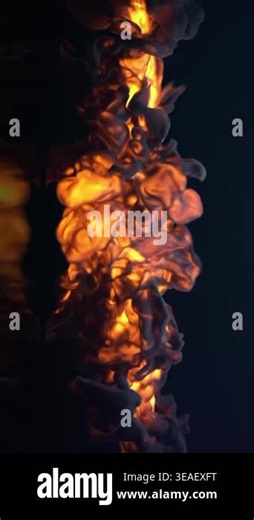 Explosion intro. abstract colorful fire flames background.
