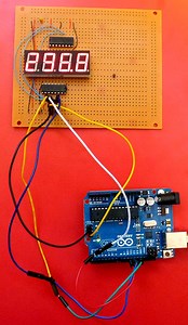 4-digit display made from minimal parts