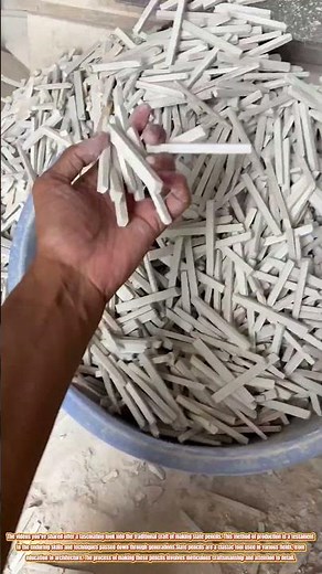 The Art of Traditional Slate Pencil Making