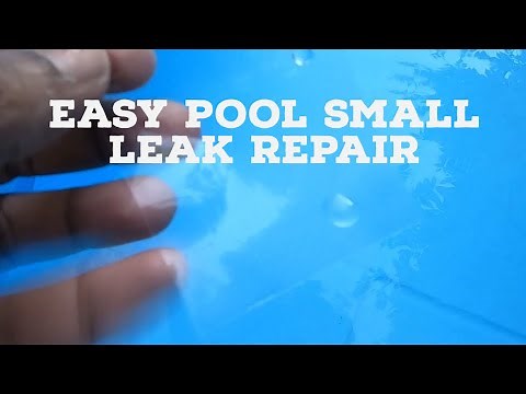 Easy Inflatable Pool Small Leak Repair | Vinyl Repair Patch| Bestway Hydrium 12 ft Pool