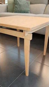 Building a coffee table.