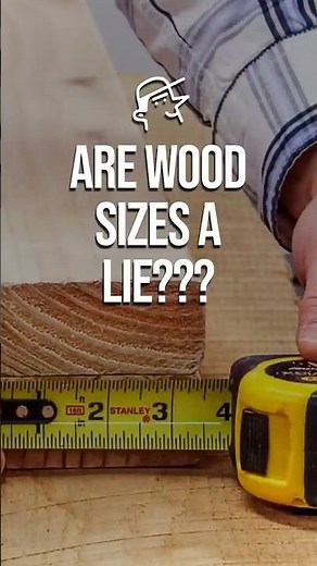 Why a 2x4 Isn’t Actually 2x4 🤯 | NOMINAL vs REAL Lumber Sizes
