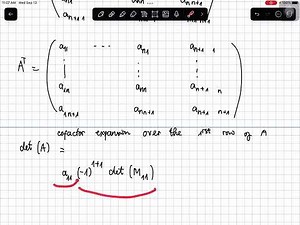 Determinant of Transpose: Prove that det A^T = det A