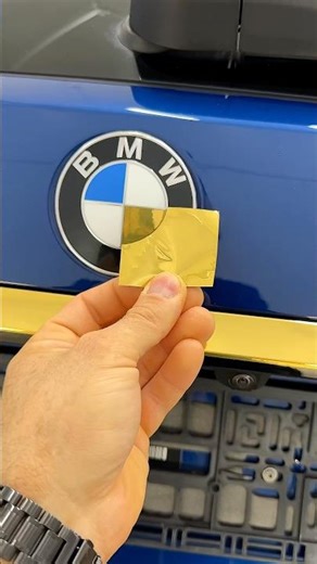 Gold BMW Emblem Hack | DIY Leftover Vinyl Trick