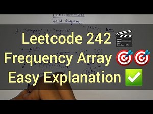 Leetcode 242 🔥 Valid anagram | NeetCode 150 Sheet | Optimal Approach + Dry Run