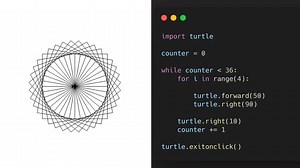 15K views · 208 reactions | Turtle Graphic example - Python | Coding With Evan | Facebook